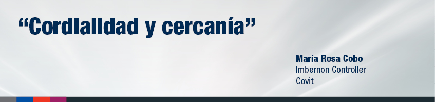 "Cordialidad y cercanía", María Rosa Cobo - Imbernon Controller Covit