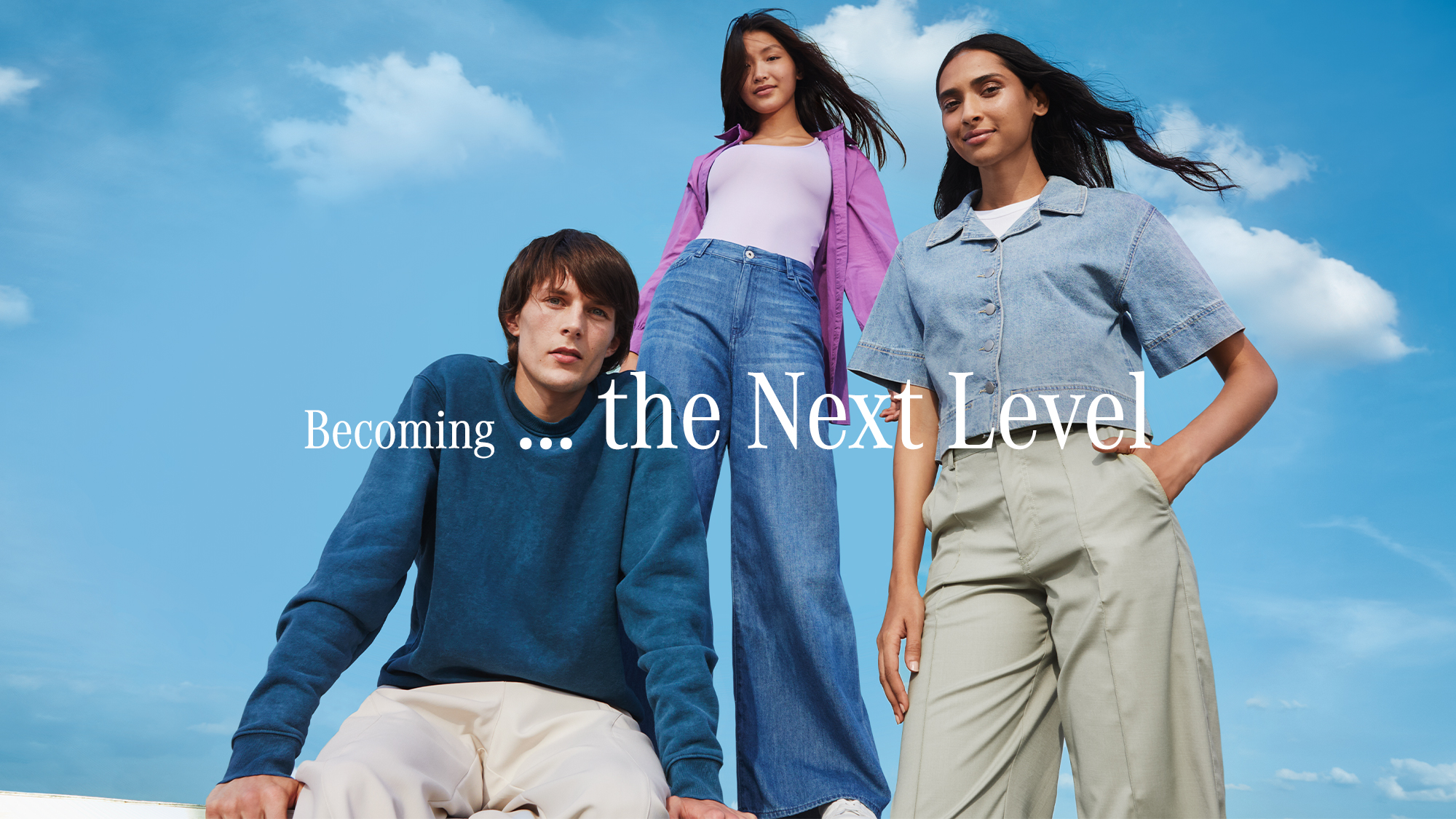fotografía promocional con varias personas con el texto de Becoming the next level que significa Volverse el siguiente nivel