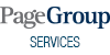 Logo de PageGroup Services con texto estilizado