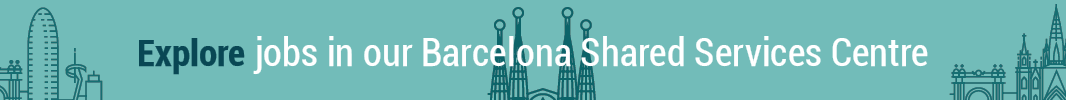 banner de color verde menta que muestra la ciudad de Barcelona dibujada para representar el SSC