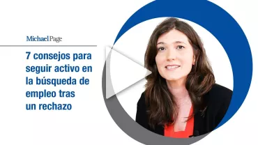 Video sobre consejos para búsqueda de empleo tras un rechazo.