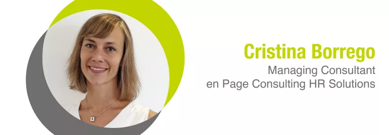 Retrato de una consultora de gestión de Page Consulting HR Solutions.