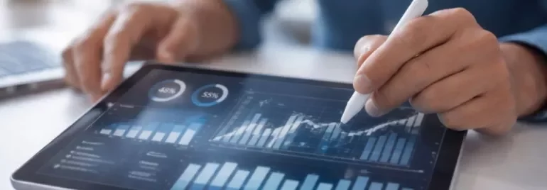 Imagen profesional con índices y gráficos 