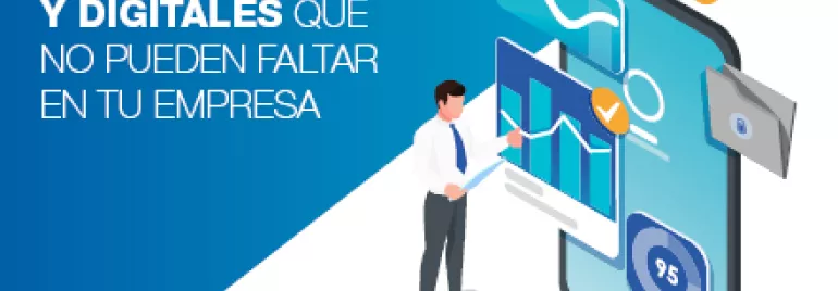 Persona observando estadísticas en un móvil.