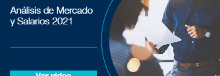 Una presentación sobre análisis de mercado y salarios 2021.