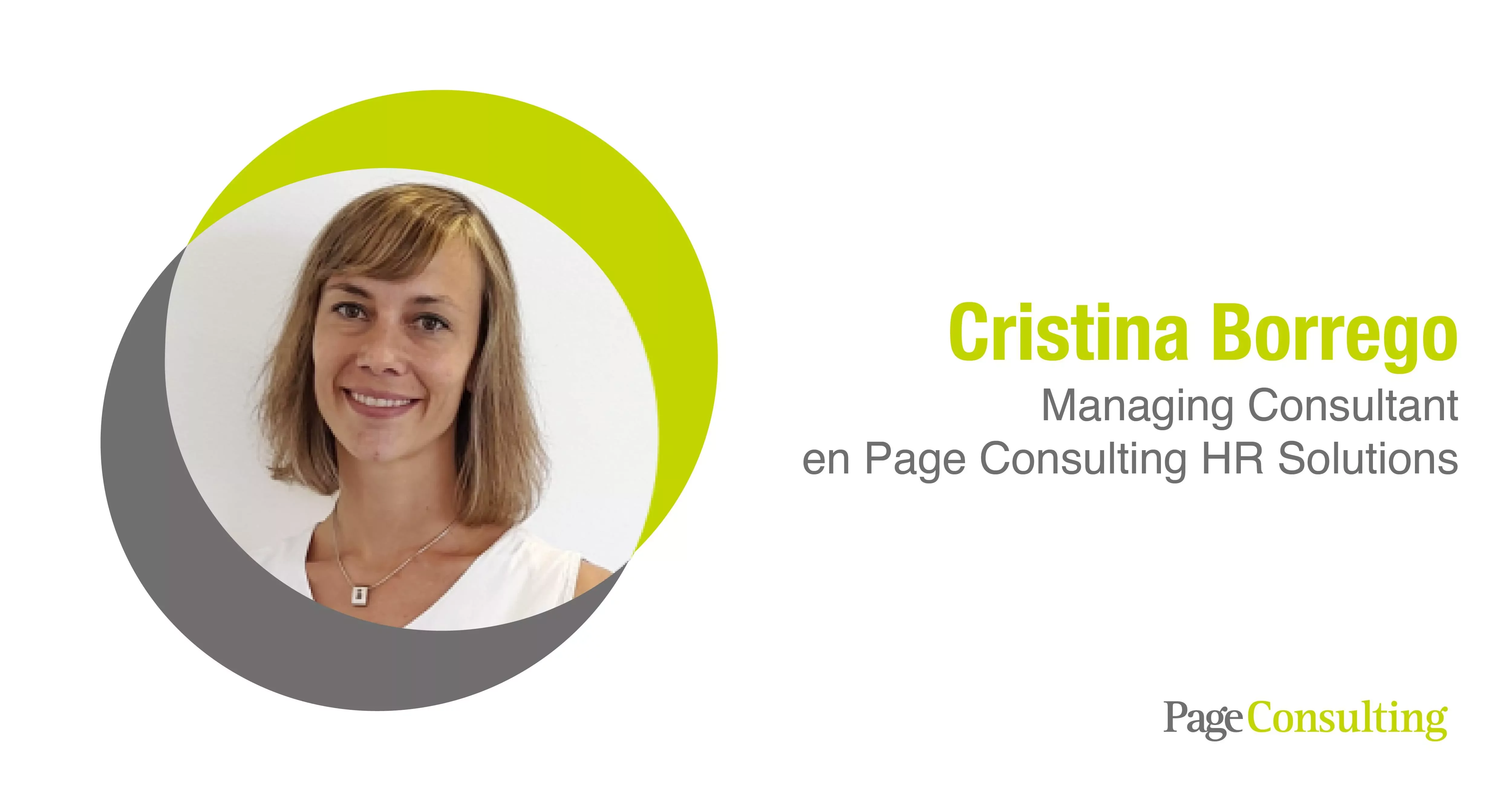 Retrato de una consultora de gestión de Page Consulting HR Solutions.